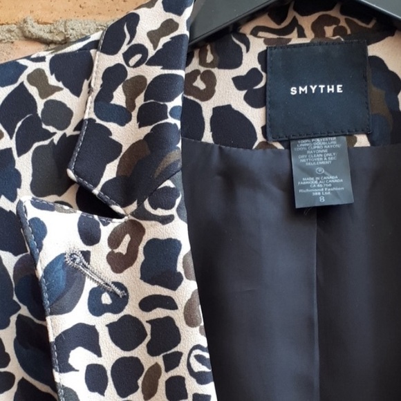 Smythe Leopard-print Camouflage Boyfriend Blazer - Picture 14 of 14